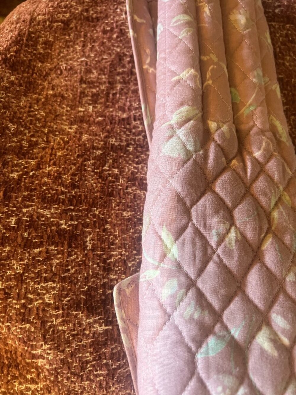 Sag Harbor Dusty Rose Pillow Cover With Velvet Back & Hidden Zipper - Picture 9 of 10